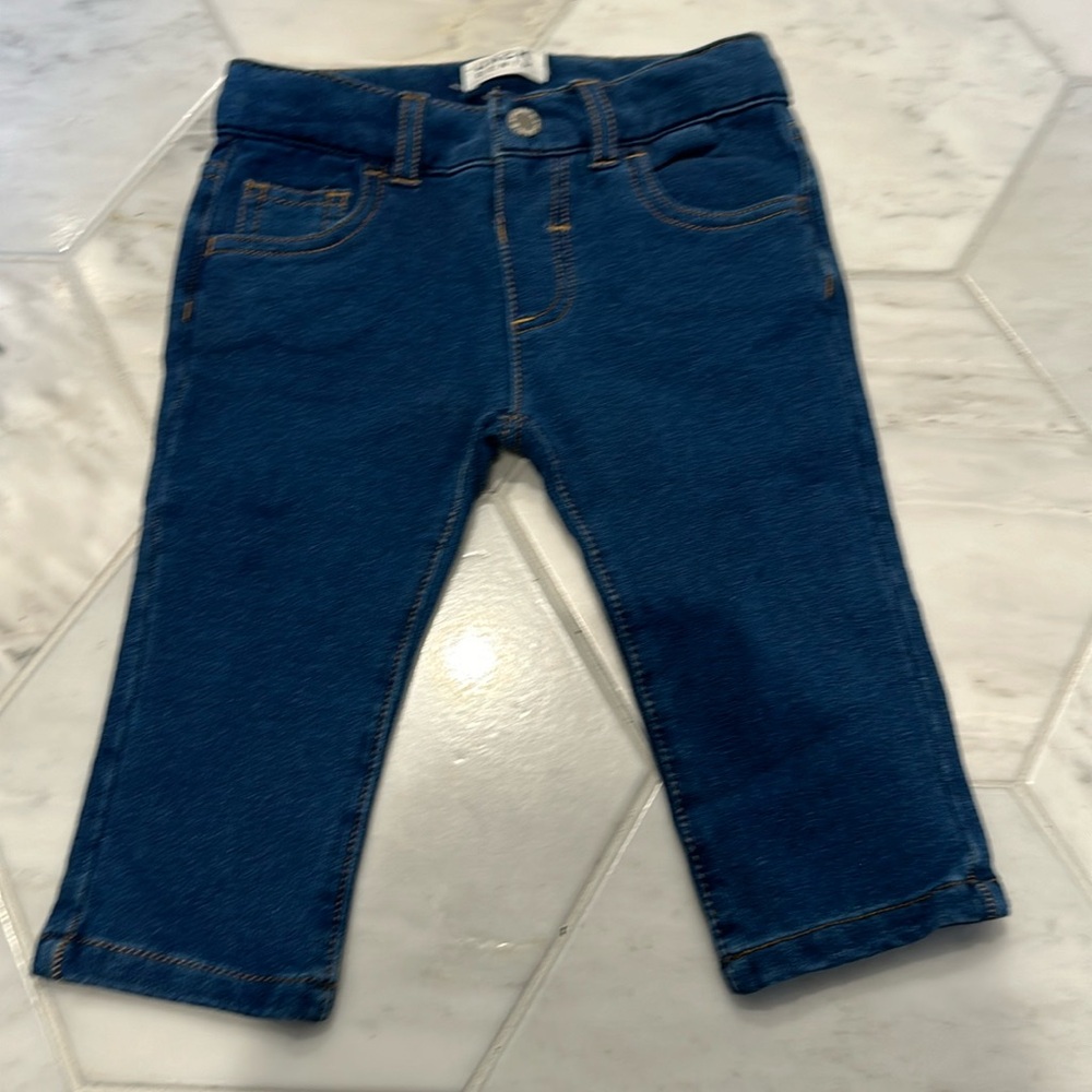 Janie and Jack stretchy baby jeans, 6-12 months, NWOT
